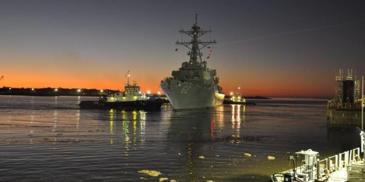 USS Fitzgerald Returns to Sea for First Time Since 2017 Deadly Collision