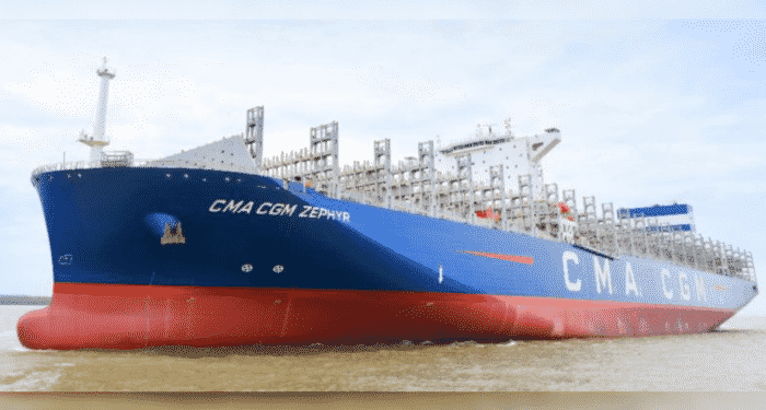 CMA CGM’s First 15,000 TEU Ship Equipped With Advanced Air Quality System Joins Fleet