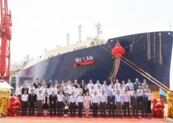 Hudong Zhonghua Successfully Named Newly Built 174,000 cbm LNG Carrier ‘Mulan’