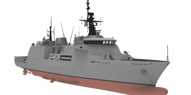 ABDOMINAL MUSCLE AiP For VARD’s Next Generation 115m Offshore Patrol Vessel