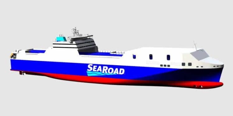 SeaRoad Signs Off On New EUR100 Million LNG-Powered RoRo Vessel For 2023 