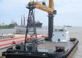 TSA Orders Damen Transshipment Crane Barge For Handling Capesize Vessels