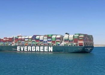 Ever Given Begins Exit from Suez Canal