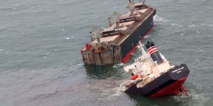 Update: NYK To Send Team For Cleanup At Wood-Chip Carrier Crimson Polaris Grounding Site