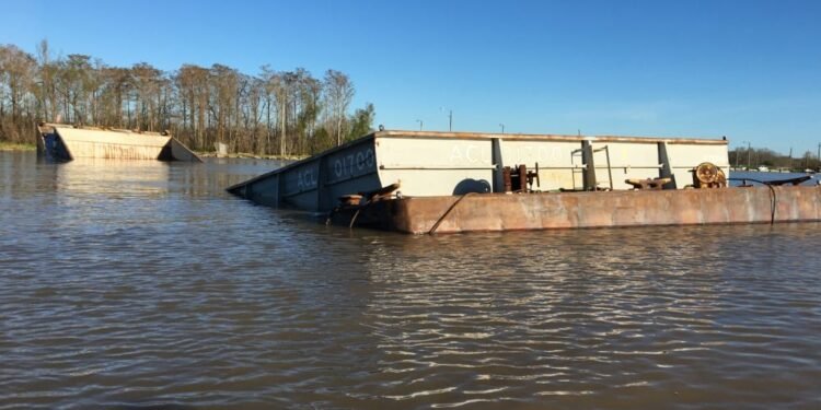 Coast Guard Closes Portion of Intracoastal Waterway in Louisiana Due to Grounded Towing Vessel