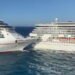 Watch: Carnival Cruise Ships Collide in Mexico