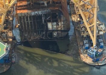 Photos: MV Golden Ray Shipwreck Spills Oil Onto Georgia Beach, Further Delaying Its Removal