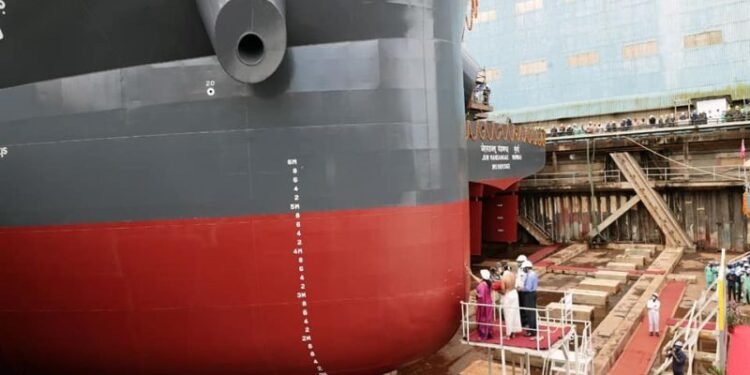 5 Vessels Launched Simultaneously At Cochin Shipyard