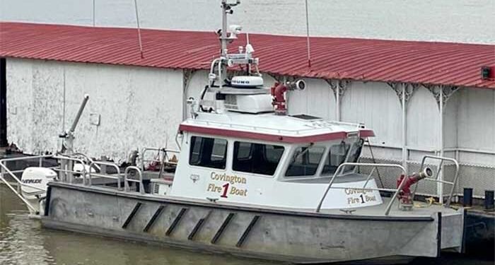 Kentucky fireboat obtains an irreversible house image description