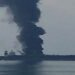 Tanker Catches Fire Near Strait of Hormuz