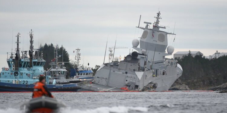 KNM Helge Ingstad collision