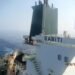 The Iranian-owned Sabiti oil tanker is seen sailing in the Red Sea