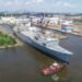 SS Antares arrives at Philly Shipyard