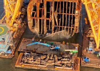 Watch: Largest Wreck Removal In United States History Reaches Final Section