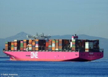 ONE Containership Hits Moored Chemical Tanker in Greece