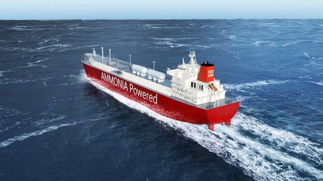 Mitsubishi Shipbuilding to Commence Development of Large-Size Ammonia Carrier Fueled by Ammonia