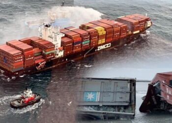 Watch: Containers From Smoldering Cargo Vessel ‘Zim Kingston’ Drifting Ashore