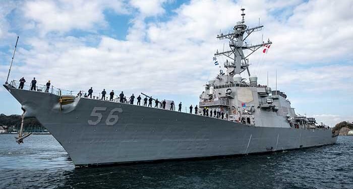 VIDEO CLIP: USS John S. McCain (DDG 56) finishes fixings image description