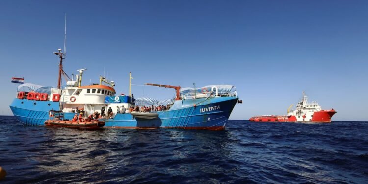 Captain of Migrant Rescue Vessel Refuses Paris' Highest Civilian Award luventa migrant rescue ship