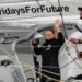 16-Year-Old Climate Activist Arrives in New York on Zero-Emission Yacht Swedish 16-year-old activist Greta Thunberg sails underneath the Verrazano-Narrows Bridge on the Malizia II racing yacht in New York Harbor