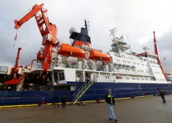 Start of the Arctic research expedition in Norway