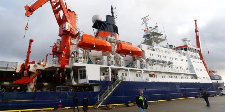 Start of the Arctic research expedition in Norway