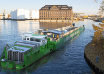 World’s First Emission Free Hydrogen Push Boat “ELEKTRA”