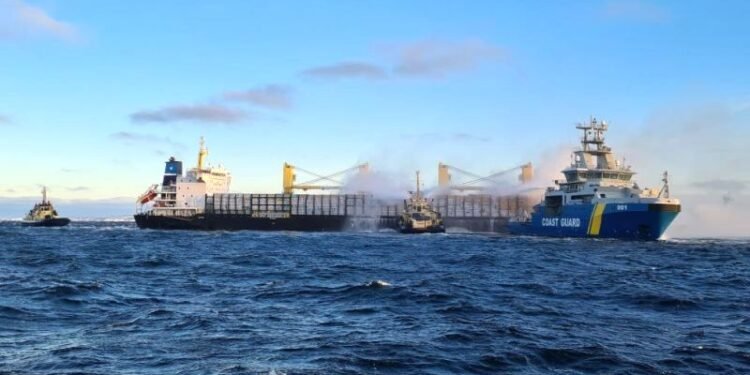 Update: Fire On Cargo Vessel Rages Into Fourth Day Off Swedish Coast