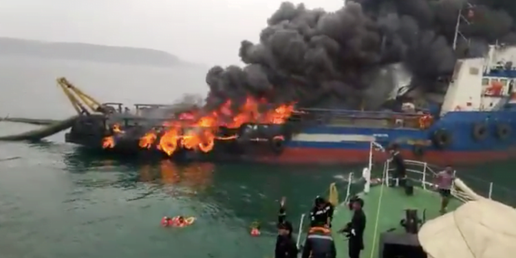 Coastal Jaguar OSV fire