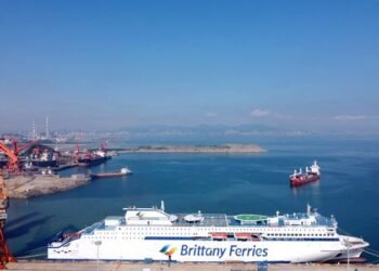 Stena RoRo’s First E-Flexer With LNG Propulsion Delivered To Brittany Ferries