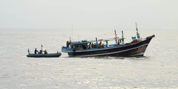 UNITED STATE Navy Ships Interdict Heroin Worth $4 Million With International Task Force