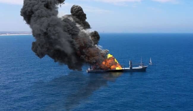 Drug Smugglers Saved From Burning Ship By United States Navy Off Oman