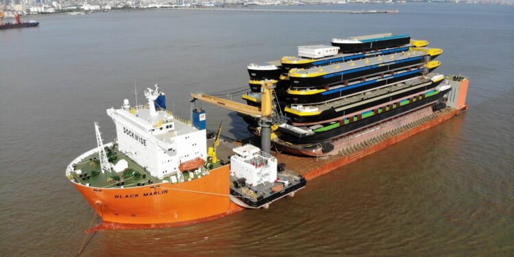 Black marlin heavy lift vessel