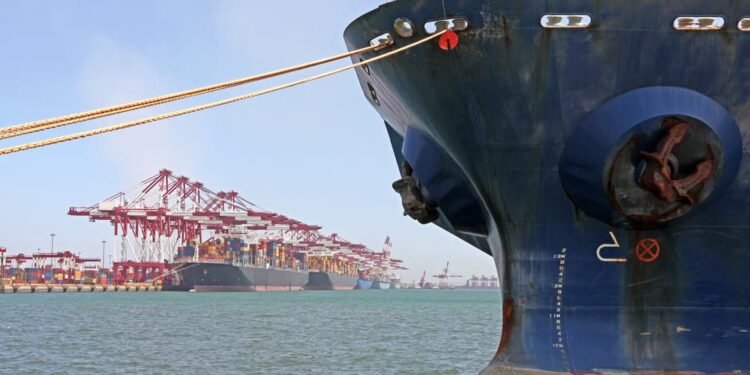 Britain at Risk of Losing Leading Edge in Maritime Services container ship port