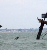 UK MoD Helps Trim Masts Off WWII Wreck Carrying 1,400 Tonnes of Bombs clem rutter