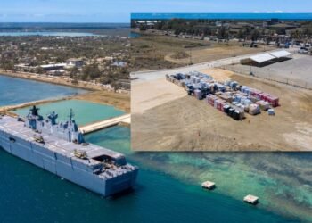 Royal Australian Navy Delivers Supplies Contactlessly To Tonga With 23 COVID Infected Crew Members