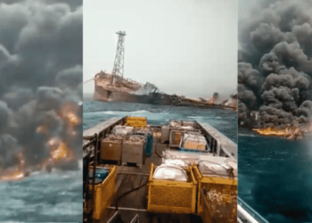 Watch: FPSO Trinity Spirit Explodes Off Nigerian Coast; 10 Crew Members Feared Dead