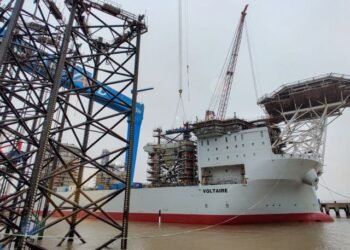 World’s Tallest Next Generation Jack-Up Installation Vessel ‘Voltaire’ Launched By Jan De Nul