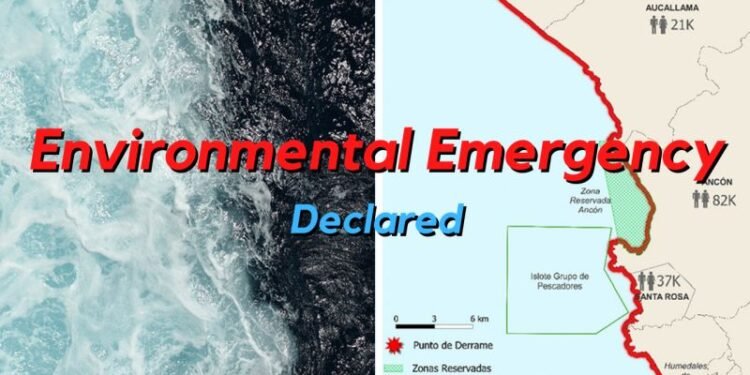 Peru Oil Spill Spread Over Tens Of Kilometres Of Shoreline