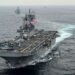 USS Boxer downs Iranian drone image description