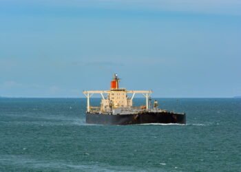 tanker underway