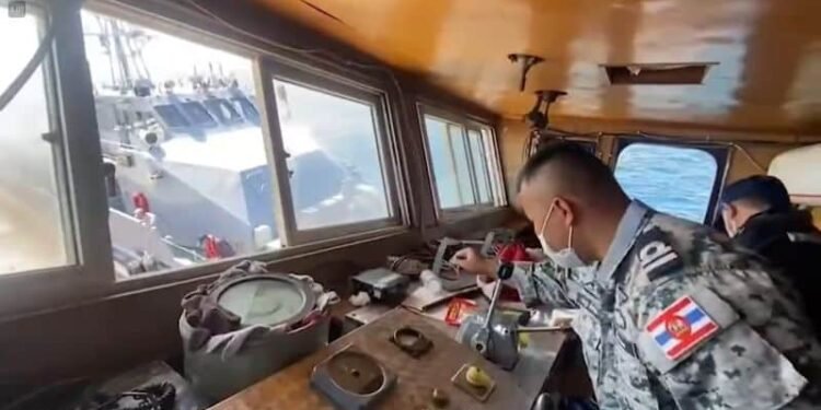 Watch: Royal Thai Navy Boards ‘Ghost Ship’ In The Middle Of Samui Sea
