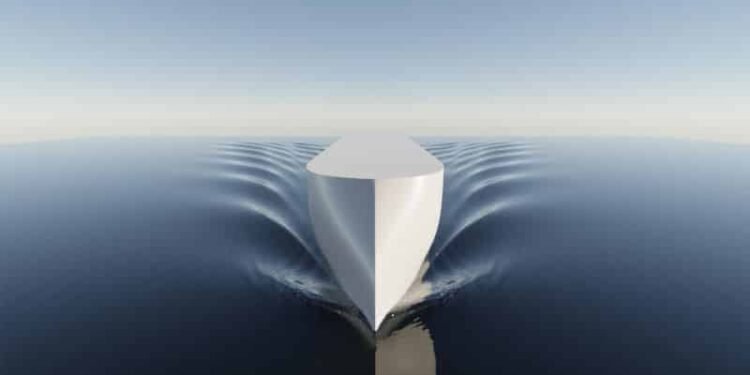 Ulstein Designs Non-Fossil Fuelled, Ulstein X-Bow Container Vessel For Edge Navigation