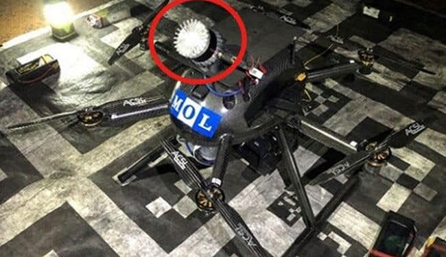 MOL & & ACSL Use Flying Drone To Conduct Autonomous Inspection Under Non GNSS And Dark Environment