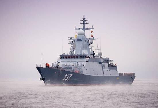 China, Russia Navy Ships Jointly Sail Through Japan Strait