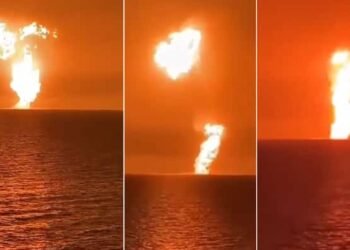 Watch: Explosions Rock The Caspian Sea, Shooting Fireball Into The Sky