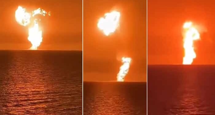 Watch: Explosions Rock The Caspian Sea, Shooting Fireball Into The Sky