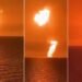 Watch: Explosions Rock The Caspian Sea, Shooting Fireball Into The Sky