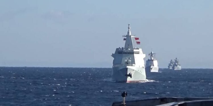 Russian, Chinese Warships Hold First Joint Patrols in the Pacific