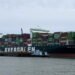 attempt to refloat grounded containership Ever Forward